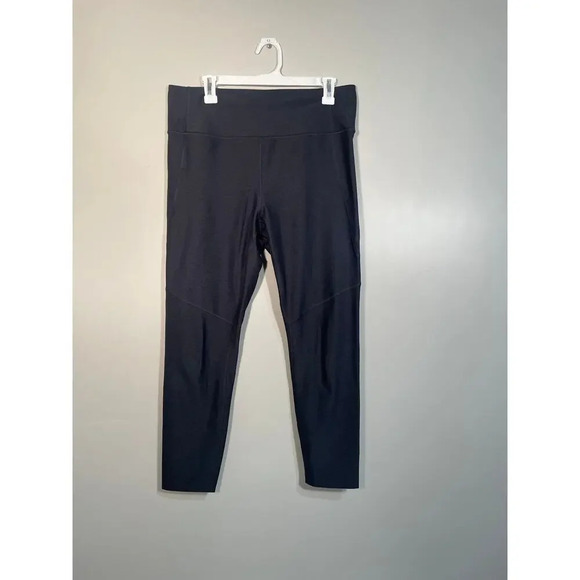 Outdoor Voices Pants - Outdoor Voices Black and Gray Space Dye High Waisted Leggings Size XL